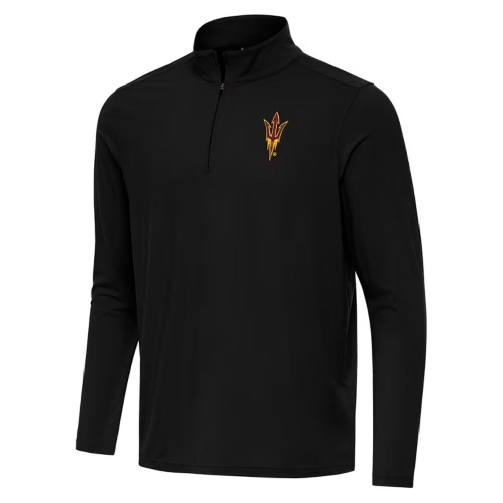 Antigua Arizona State Sun Devils Mens Black Intent Long Sleeve Pullover 2XL